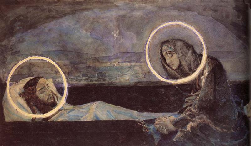 Mikhail Vrubel The Lamentation oil painting picture